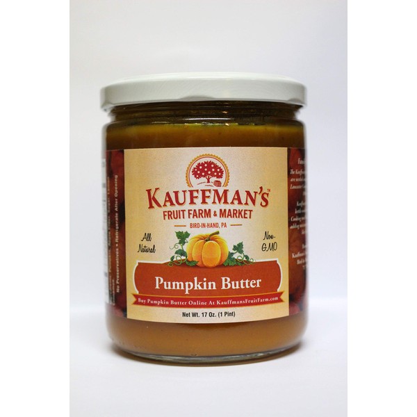Kauffman's Homemade Pumpkin Butter, 17 Oz. Jar (Pack of 2 Jars)