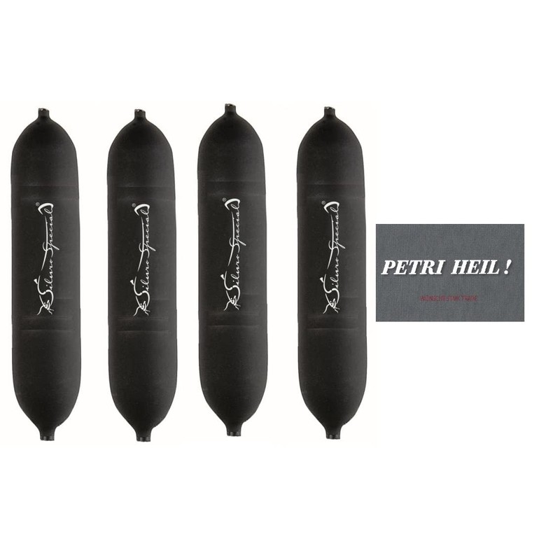 blntackle76 Set of 4 Underwater Floats Black 8-60 g U