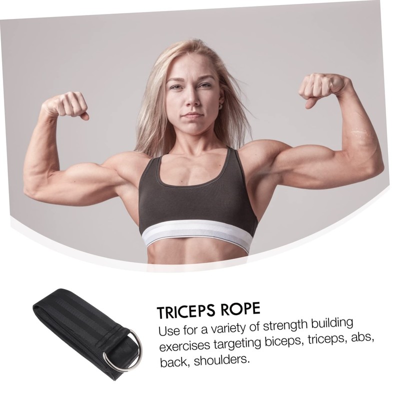 Totority Fitness Equipment Dual Grip Tricep Pull Rope Extension for