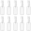 スプレーボトル 10個セット 15ml 超微粒子スプレー 透明 漏れ防止 携帯用 詰替ボトル 空容器 極細ミスト