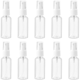 スプレーボトル 10個セット 15ml 超微粒子スプレー 透明 漏れ防止 携帯用 詰替ボトル 空容器 極細ミスト 再利用 旅行用