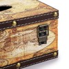 Sumnacon Retro Tissue Box Holder , Tissue Organizer Rectangular Wooden