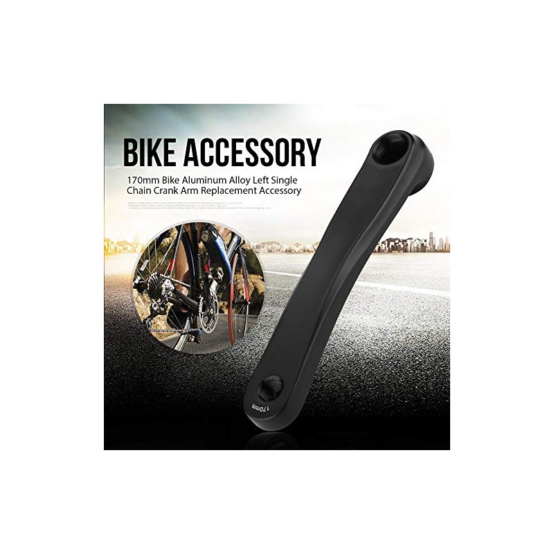Bicycle Crank Arm, Aluminium Alloy Bicycle Left Hand Crankset, Single