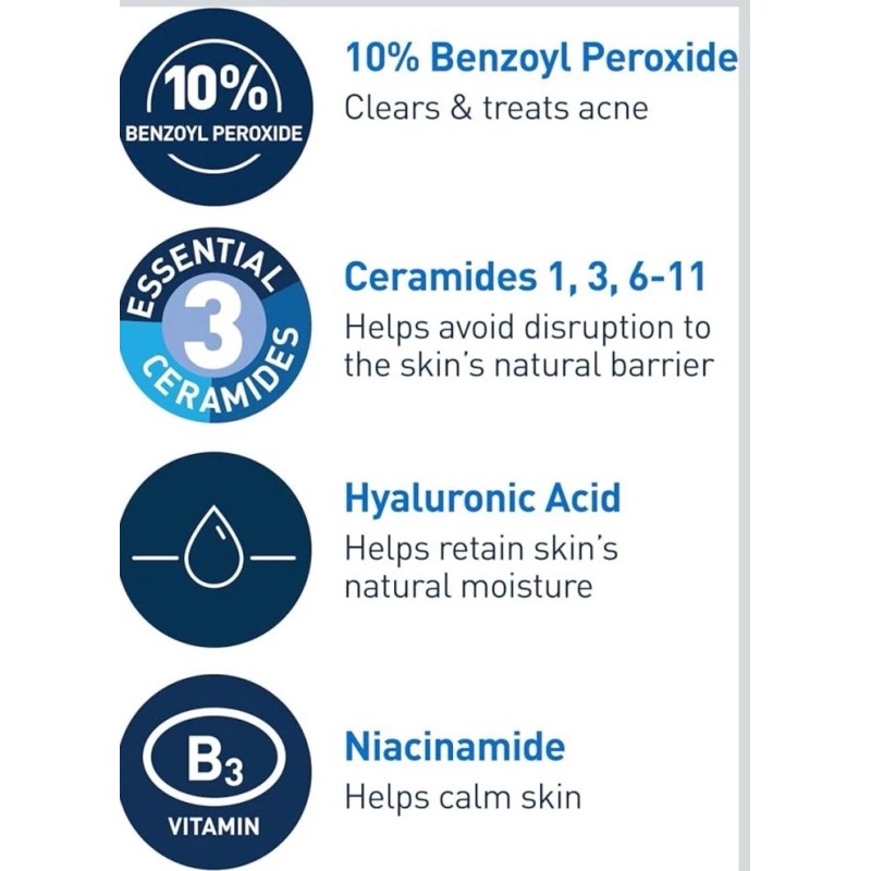 CeraVe Acne Foaming Cream Wash 5oz / 150ml New In