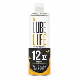 Lube Life Lubricante Personal a Base de Agua 237 ml – Compatible con Condones y Juguetes, Sin Parabenos ni Fragancias