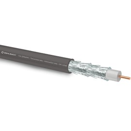 OEHLBACH Transmission Shift HD Antenna Cable (Made in Germany - 4K UltraHD Coaxial Cable for TV, Radio, Cable TV - HDTV, 4-Way Shielding) - 6 m Anthracite