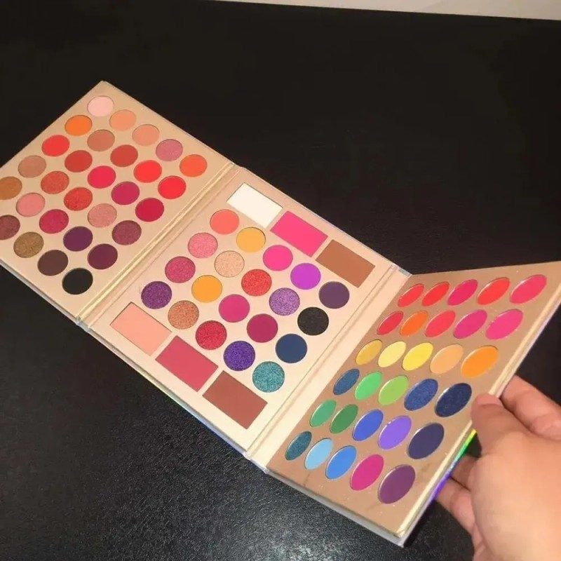 Paleta De Sombras Ojos Brillante Profesional Kit 86 Colores