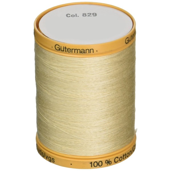 Gutermann Natural Cotton Thread Solids 876 Yards-Cream