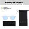 Long Keeper Retro Round Sunglasses Men Women 90s Retro Sunglasses