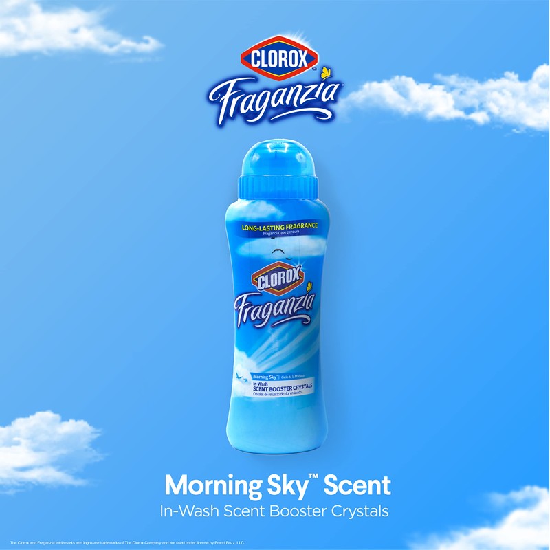 Clorox Fraganzia Laundry Scent Booster Crystals in Morning Sky Scent