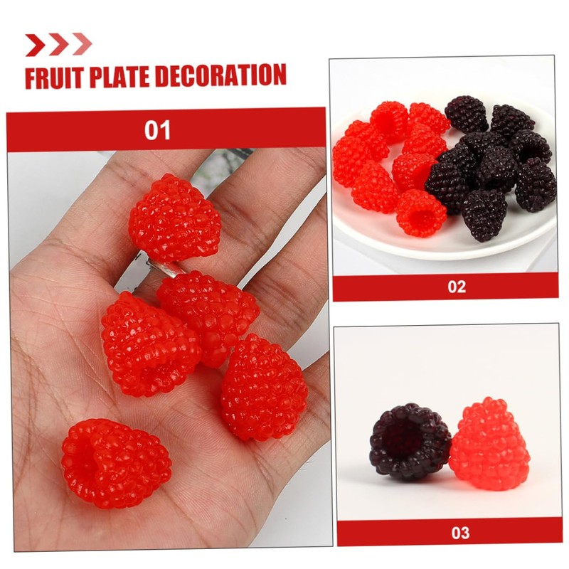 Vaguelly 16pcs Simulation Fruit Model Decorations Fruits Decorate Fruitful Plastic