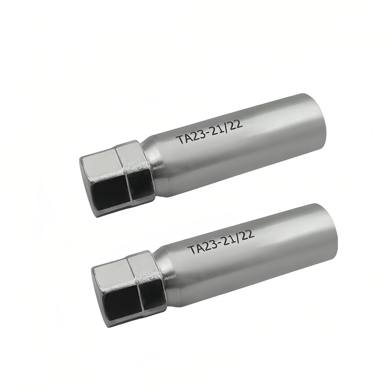 Lskioer 2Pcs 10 Point Spline Lug Nuts, 13/16" & 7/8"