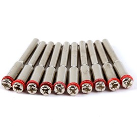 10Pcs 3.17mm Steel Screw Mandrel Shank Cut Off Wheel Holder for Dremel Shaft Tool