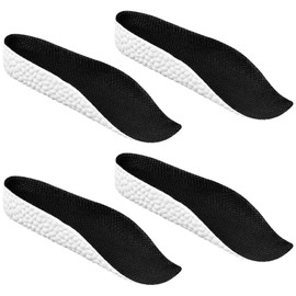2 Pairs Shoe Lift Height Increase Insoles for Men and Women, Shoe Insert Height Boosters Arch Support Orthotic High Cushions (2.5cm)