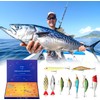 AOOTOOSPORT Fishing Advent Calendar 2024 Fishing Lure Christmas Gifts for