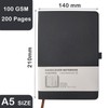 MerryNine A5 Lined Journal Notebook, 200 Pages, Medium 8.3x5.5 inches,