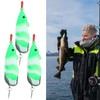 3Pcs Sequin Conversion Soft Artificial Simulation Snakehead Lure Bait Fishing