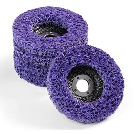 4'' x 5/8'' Strip Discs Paint Stripper Wheel Stripping Wheel for Angle Grinder 5PCS Grinders Power Tools for Clean Paint Stripping Disc Remove Paint Rust and Oxidation