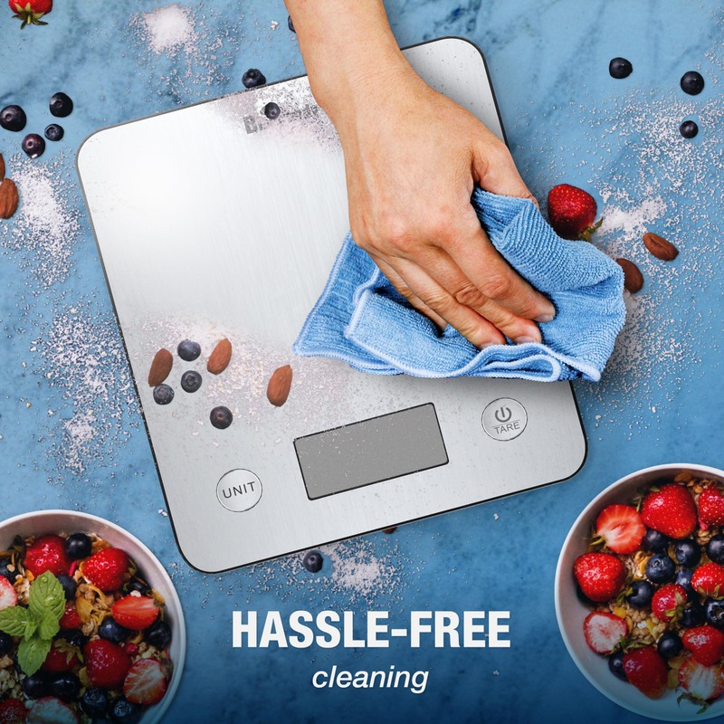 Bisonbody Digital Food Kitchen Scale with Smart App – Large