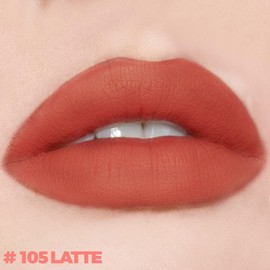 FOCALLURE Misty Matte Liquid Lipstick,Build-in Sponge Lip Brush,Waterproof Long-lasting Lip Mud,Dual Use Cheek and Lip Tint