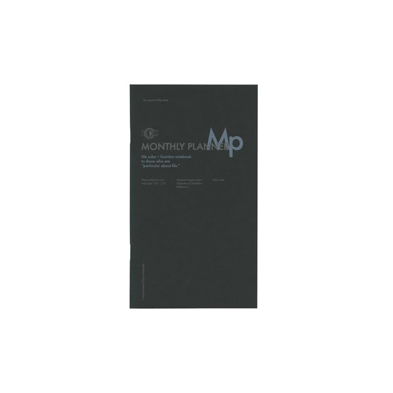 A5 Slim Function Notebook MONTHLY PLANNER LDNT