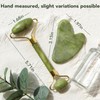 huefull Genuine Jade Roller & Gua Sha Set for Face,
