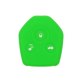 SEGADEN Silicone Cover Protector Case Holder Skin Jacket Compatible with SUBARU 3 Button Remote Key Fob CV4253 Light Green
