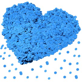 100 g Confetti, Scatter Decoration Dots Dot, Confetti, Table Confetti for Weddings, Birthdays, Celebrations, Table Decoration (1.5 cm) (Blue)