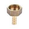 sourcing map Brass Barb Hose Fitting Connector Adapter 8mm Barbed