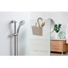TATAY Shower basket with hooks, polypropylene, 100% recycled materials, multifunctional