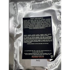 Frederic Malle Saint Des Saints Rubber Incense .32 Oz /9g x 5 Brand New