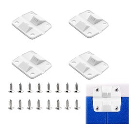 Coolers Replacement Hinges,Hinges kit for Colemans Coolers 5226, 5227B, 5278 and MoreCoolers Hinges with 16 Screws,Compatible with Coleman Coolers 5253 6262 6270 Cooler Hinges Replacement (4pcs)