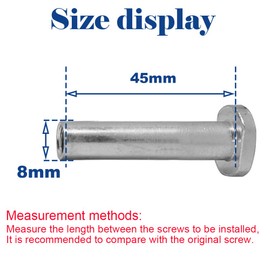 OTFAITP M8 40-76mm Male Female Allen Screw & Bolt Assortment Sets Kids Scooter Parts for 2-3-4-Wheel Kick Scooters Repair Front Rear Wheel Axles Tools