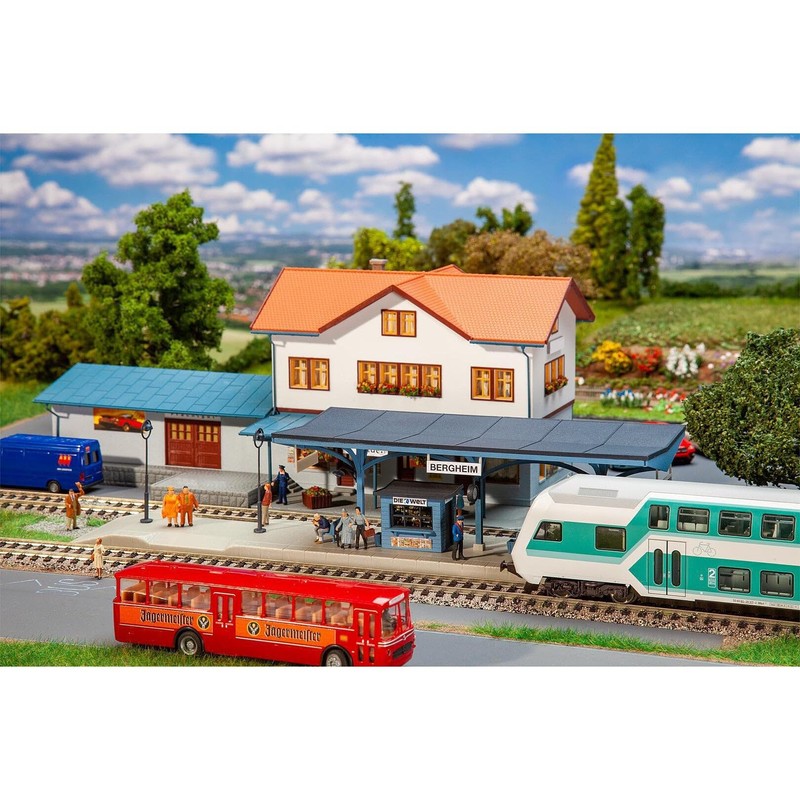 Faller FA120106 Platform Model Kit, Accessories, Multi-Colour, One Size