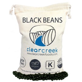 Clear Creek Black Beans, Dry, 4 LBS