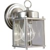 Progress Lighting P5607-09 Transitional One Wall Lantern from LED Cylinders