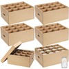 Menkxi 6 Pieces Regular or Wide Mouth Mason Jar Storage