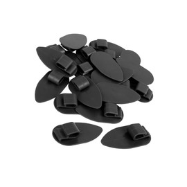 INFINAUTO Universal Car Floor Mat Clips Fixing Grips Anti Slip Buckle Black 28x56mm 20 pcs Stylish Design