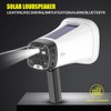 Solar-Powered Megaphone Speaker Portable Wireless BT PA Bullhorn Outdoor Recording