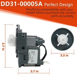 Niechase DD31-00005A Dishwasher Drain Pump Compatible with Top Brand Replacement with AP4342621, DD81-01527A, DW0005A, PS4222308