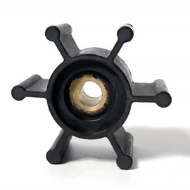 FUZIDDN Nitrile Impeller Replacement for Marine Pumps – 6-Blade Design, 2" Diameter, 7/8" Width, 5/16" Shaft | Drive Type 4 Replacement for Jabsco 6303-0003-P | Corrosion-Resistant Plastic Insert