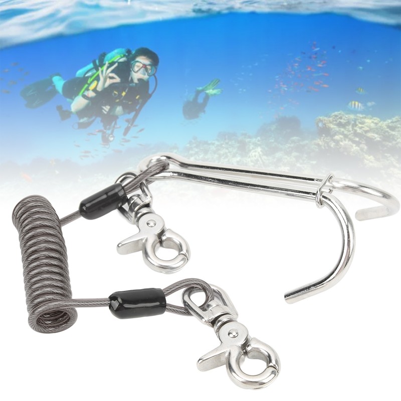 316 Stainless Steel Diving Current Hook Double Reef Drift Hook
