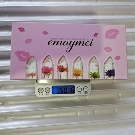 Q Beleza Brilhante Flor Cristal Jelly Batom Magic Temperatur