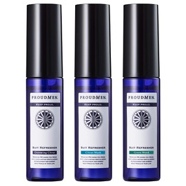 Proudmen Suit Refresher Mini Portable 15ml, 3-Pack (Grooming Citrus, Citrus Musk (CM), Greenwood (GW) each 1 piece)
