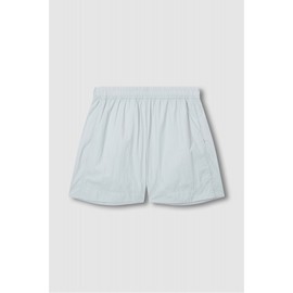 JAJU [JAJU] Women's Crinkle Banding Half Pants_Mint Gray