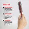 The Shave Factory Static Free Round Wooden Styling Brushes -