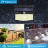 Solar Outdoor Lights, [138 LED/4 Packs] Solar Motion Sensor Security