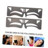 LALAFINA Sets Elegant Eyebrow Makeup Tools Guide Ruler Stencil Kit