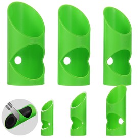 6PCS Foam Pipe Cutter, 6 Sizes Pipe Insulation Foam Water Tube Cutter Tool, Insulation Cutting Fixture for Pipe Insulation in Homes, Industries&Commercial Places (Green)