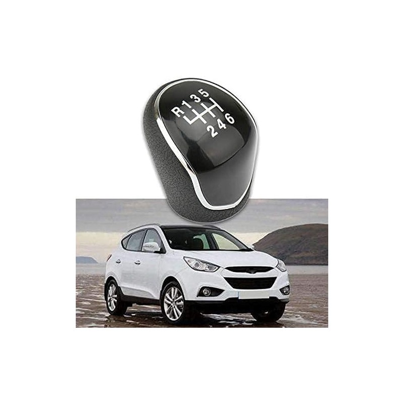 Huianpen 6-Speed Car Gear Knob Shifter, for Hyundai IX35 2010